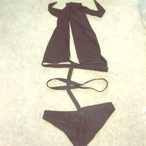 Swim - Halter sexy black swim piece Swim - Halter sexy black swim piece